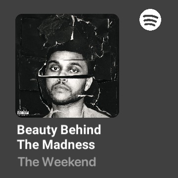 spotify "the weekend"
