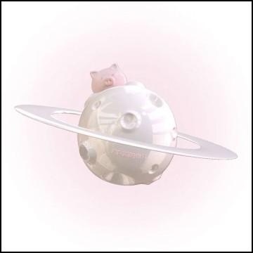 3d minimalist planet iPhone widget cute