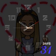 Bitmoji clock