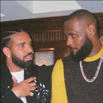 Drake and Lebron James