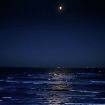 Dark blue ocean