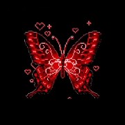 red butterfly