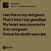 red gown-changethewxrld
