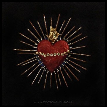 Gold heart