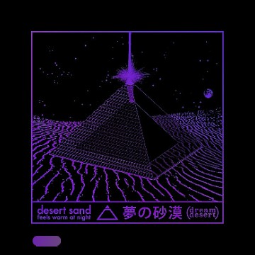Purple pyramid battery display