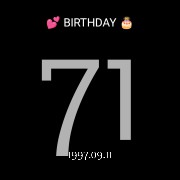 Countdown transparent