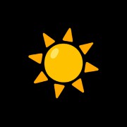 emoji de sol