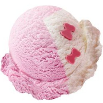 Strawberry and Vanilla Scoop