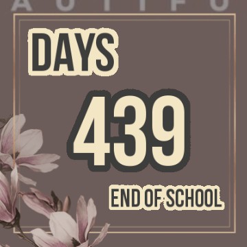 Countdown brown aesthetic Copy
