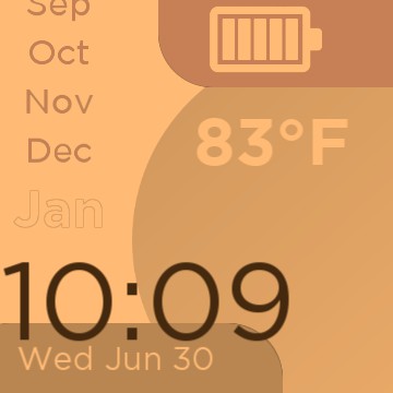 Brown Cute Widget