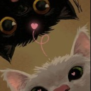 two cute cats