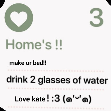 pastel green reminder 