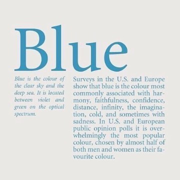 blue meaning aesthetic