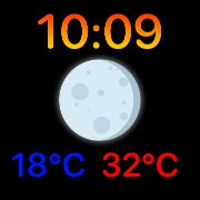 weather clock