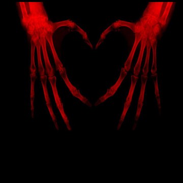 red skelly heart