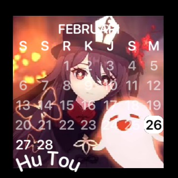 Calendar Hu Tou