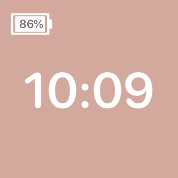 pink clock