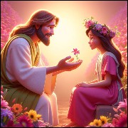 Jesus y una chica