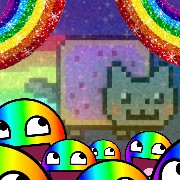 SILLY RAINBOW WIDGET :P