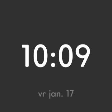 time and date
