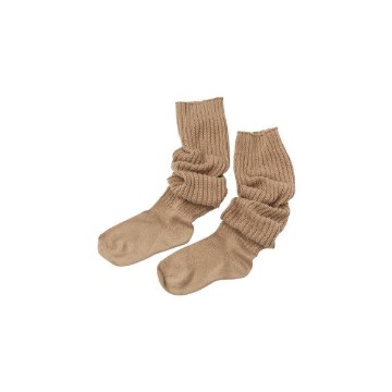 soft brown/beige socks png white bg