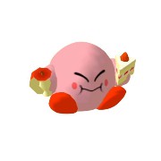 Kirby Eating Cake