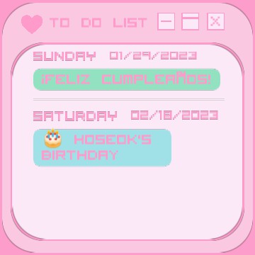 Pink cute To do list Copy