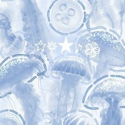 light blue jellyfish 