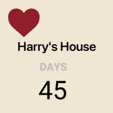 Harrys House reminder
