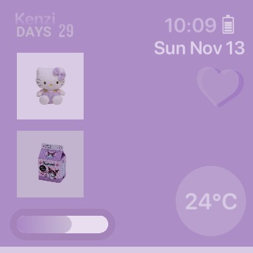 Purple Home Screen