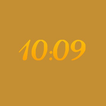 Golden Hour Clock
