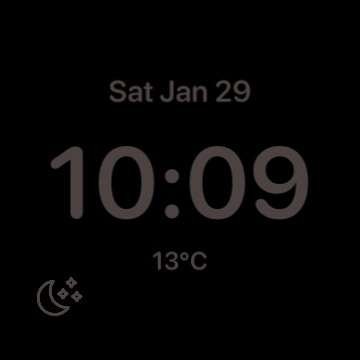 dark clock