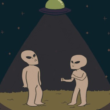 Alien dancing