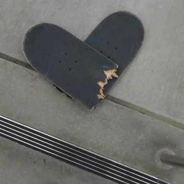 skateboard heart