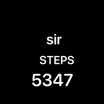 Steps counter