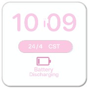 clock pink y2k
