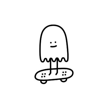 ghost riding a skateboard widget 