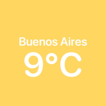 yellow weather