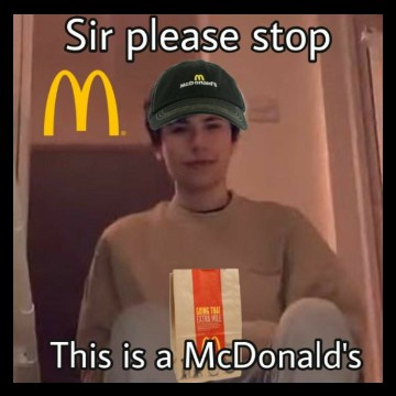 George working at mc Donalds