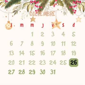 Calendar widget 
