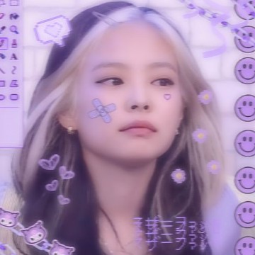 Cute purple edit of Jennie