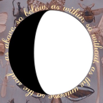 shifting symbol moon phases as above so below