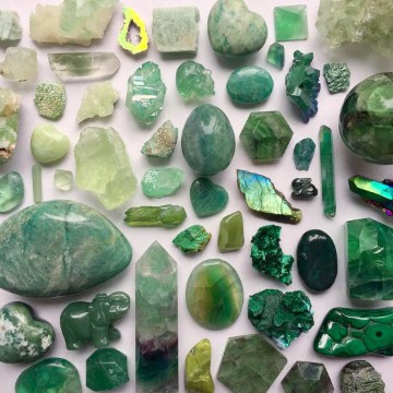 green rocks