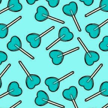 green heart lollipop