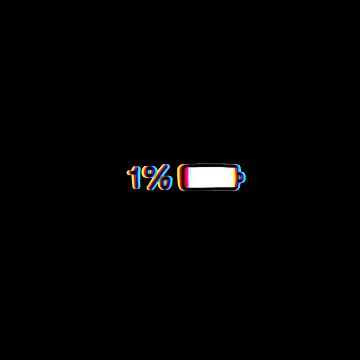 1% Battery