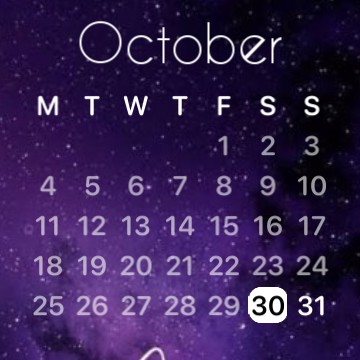 purple calendar