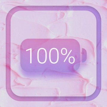 Battery pink frosting 