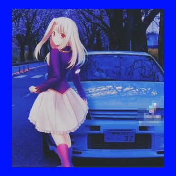 blue anime cars Copy