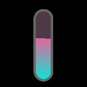 Battery level progress bar small 