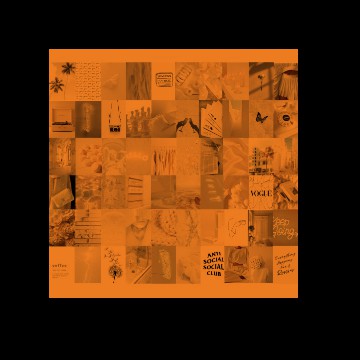 Orange themed widgeg